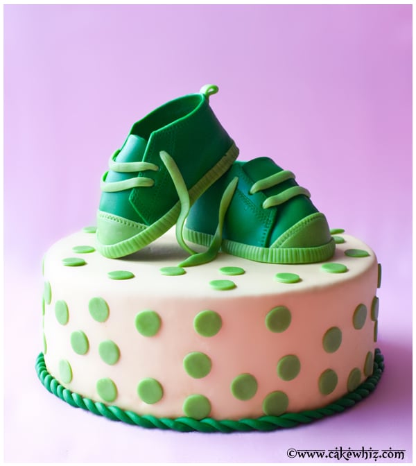 Baby converse template outlet fondant